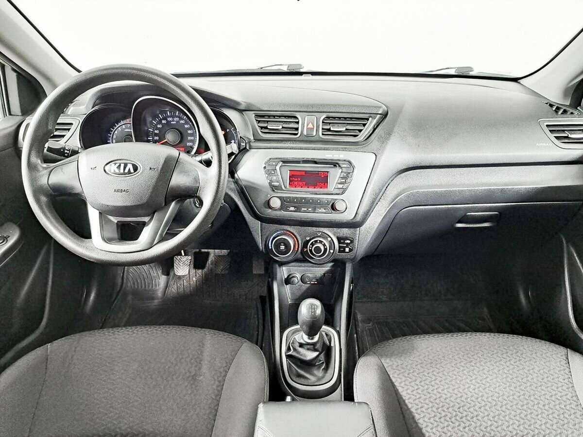 Kia Rio 5-speed, 2013 Фото №12
